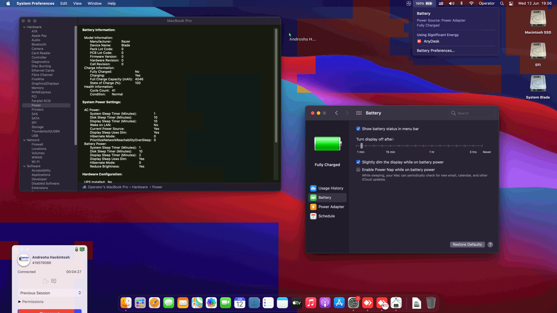 Razer Blade 15 RZ09 03287E72 4K [CometLake   Intel UHD 630 + I2C]   OpenCore 1